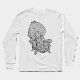 Girl with a cat Long Sleeve T-Shirt